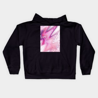 Pink waves Kids Hoodie